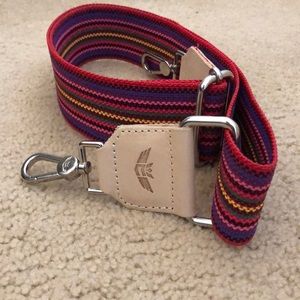 Consuela Red Webbing Crossbody Strap brand new